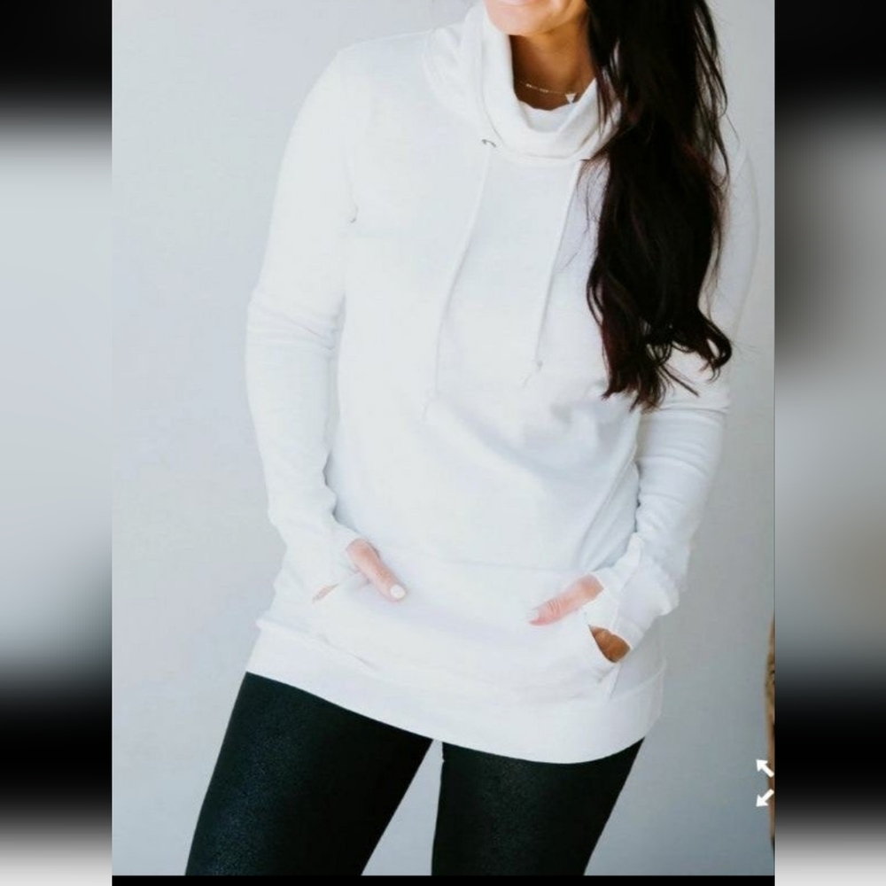 Off White Lily & Lottie Cowl Sweatshirt